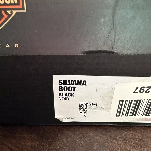 NWT HARLEY-DAVIDSON Women''s Silvana Boot, Black, Size 7 NEW in Box - Picture 8 of 8